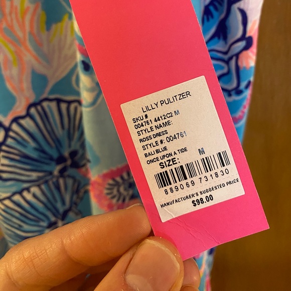 Lilly Pulitzer once upon a tide Ross dress size M - Picture 4 of 7